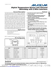 LM75BIM-5+ datasheet pdf MAXIM - Dallas Semiconductor