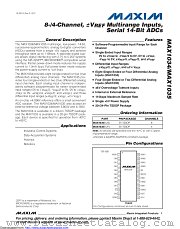 MAX1034BEUG+T datasheet pdf MAXIM - Dallas Semiconductor