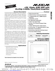 MAX104C/D datasheet pdf MAXIM - Dallas Semiconductor
