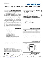 MAX1062BCUB+T datasheet pdf MAXIM - Dallas Semiconductor