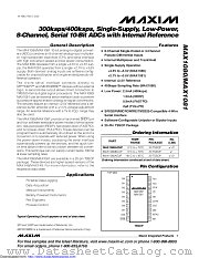 MAX1080ACUP+ datasheet pdf MAXIM - Dallas Semiconductor
