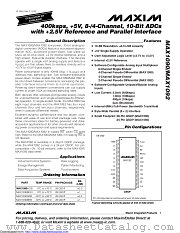 MAX1092BCEG+T datasheet pdf MAXIM - Dallas Semiconductor