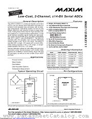 MAX110ACWE+ datasheet pdf MAXIM - Dallas Semiconductor