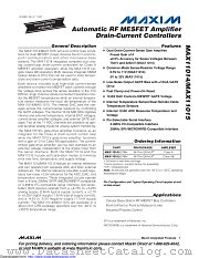 MAX11014BGTM+ datasheet pdf MAXIM - Dallas Semiconductor