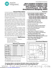 MAX11054ECB+ datasheet pdf MAXIM - Dallas Semiconductor