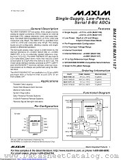 MAX1106CUB+ datasheet pdf MAXIM - Dallas Semiconductor