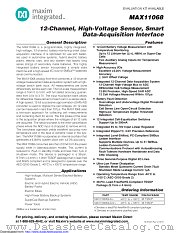 MAX11068GUU/V+G0K datasheet pdf MAXIM - Dallas Semiconductor