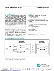 MAX11156EVSYS# datasheet pdf MAXIM - Dallas Semiconductor