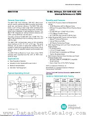 MAX11166DBEVKIT# datasheet pdf MAXIM - Dallas Semiconductor