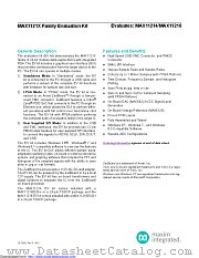 MAX11216EVKIT datasheet pdf MAXIM - Dallas Semiconductor