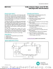 MAX11253ATJ+ datasheet pdf MAXIM - Dallas Semiconductor
