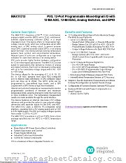MAX11312 datasheet pdf MAXIM - Dallas Semiconductor