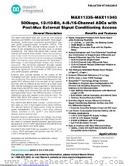 MAX11339 datasheet pdf MAXIM - Dallas Semiconductor