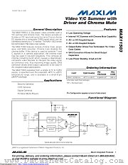 MAX11503EUA+ datasheet pdf MAXIM - Dallas Semiconductor