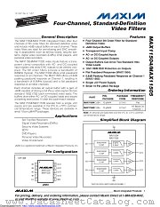 MAX11505 datasheet pdf MAXIM - Dallas Semiconductor
