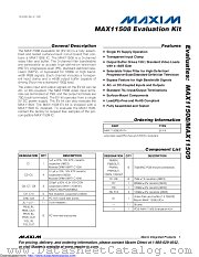 MAX11508EVKIT datasheet pdf MAXIM - Dallas Semiconductor