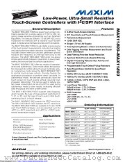 MAX11801EWC+ datasheet pdf MAXIM - Dallas Semiconductor