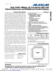 MAX1186ECM-D datasheet pdf MAXIM - Dallas Semiconductor