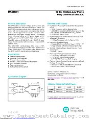 MAX11901 datasheet pdf MAXIM - Dallas Semiconductor