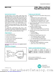 MAX11904 datasheet pdf MAXIM - Dallas Semiconductor