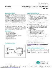 MAX11905 datasheet pdf MAXIM - Dallas Semiconductor