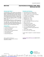 MAX11960ETJ+T datasheet pdf MAXIM - Dallas Semiconductor