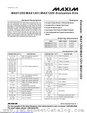 MAX1200EVKIT-MQFP datasheet pdf MAXIM - Dallas Semiconductor