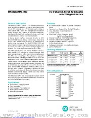 MAX1202BCAP+T datasheet pdf MAXIM - Dallas Semiconductor