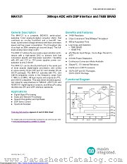MAX121EWE-T datasheet pdf MAXIM - Dallas Semiconductor