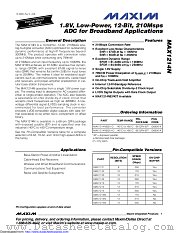 MAX1214NEGK+TD datasheet pdf MAXIM - Dallas Semiconductor