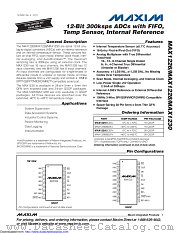 MAX1226ACEE+ datasheet pdf MAXIM - Dallas Semiconductor