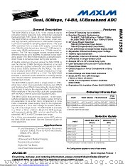 MAX12558ETK+D datasheet pdf MAXIM - Dallas Semiconductor