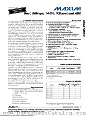 MAX12559ETK datasheet pdf MAXIM - Dallas Semiconductor