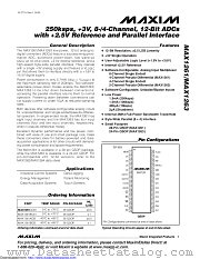 MAX1261BCEI+ datasheet pdf MAXIM - Dallas Semiconductor