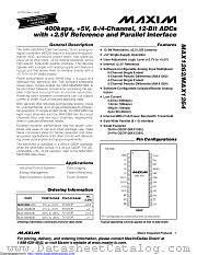 MAX1262AEEI+ datasheet pdf MAXIM - Dallas Semiconductor