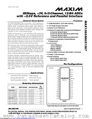 MAX1267BEEG+ datasheet pdf MAXIM - Dallas Semiconductor