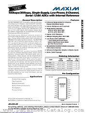 MAX1281BEUP+T datasheet pdf MAXIM - Dallas Semiconductor