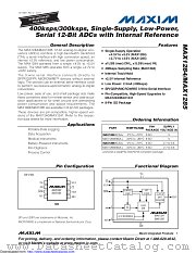 MAX1284BCSA+ datasheet pdf MAXIM - Dallas Semiconductor