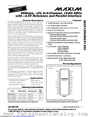 MAX1290ACEI+ datasheet pdf MAXIM - Dallas Semiconductor