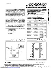 MAX130ACPL+3 datasheet pdf MAXIM - Dallas Semiconductor
