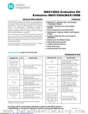 MAX1300AEVKIT# datasheet pdf MAXIM - Dallas Semiconductor