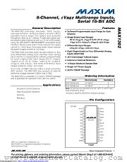 MAX1302 datasheet pdf MAXIM - Dallas Semiconductor