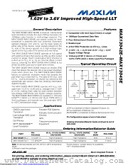 MAX13042EEBC+ datasheet pdf MAXIM - Dallas Semiconductor
