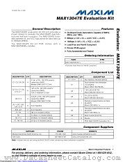 MAX13047EEVKIT+ datasheet pdf MAXIM - Dallas Semiconductor