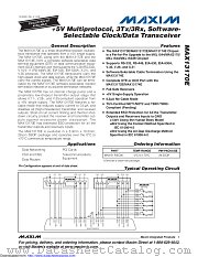 MAX13170E datasheet pdf MAXIM - Dallas Semiconductor