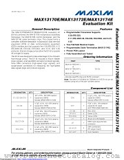 MAX13174EEVKIT datasheet pdf MAXIM - Dallas Semiconductor