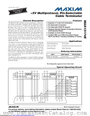 MAX13174ECAG+T datasheet pdf MAXIM - Dallas Semiconductor