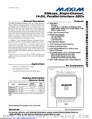 MAX1327 datasheet pdf MAXIM - Dallas Semiconductor