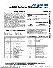 MAX1320EVKIT datasheet pdf MAXIM - Dallas Semiconductor