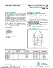 MAX13235EEUP+T datasheet pdf MAXIM - Dallas Semiconductor